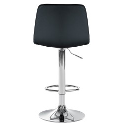 Juego de 2 taburetes de bar Lex en piel sintética C