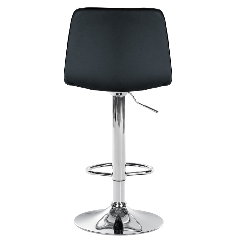 Juego de 2 taburetes de bar Lex en piel sintética C