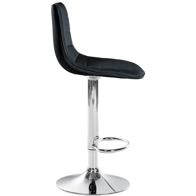 Juego de 2 taburetes de bar Lex en piel sintética C