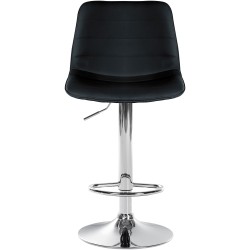 Juego de 2 taburetes de bar Lex en piel sintética C