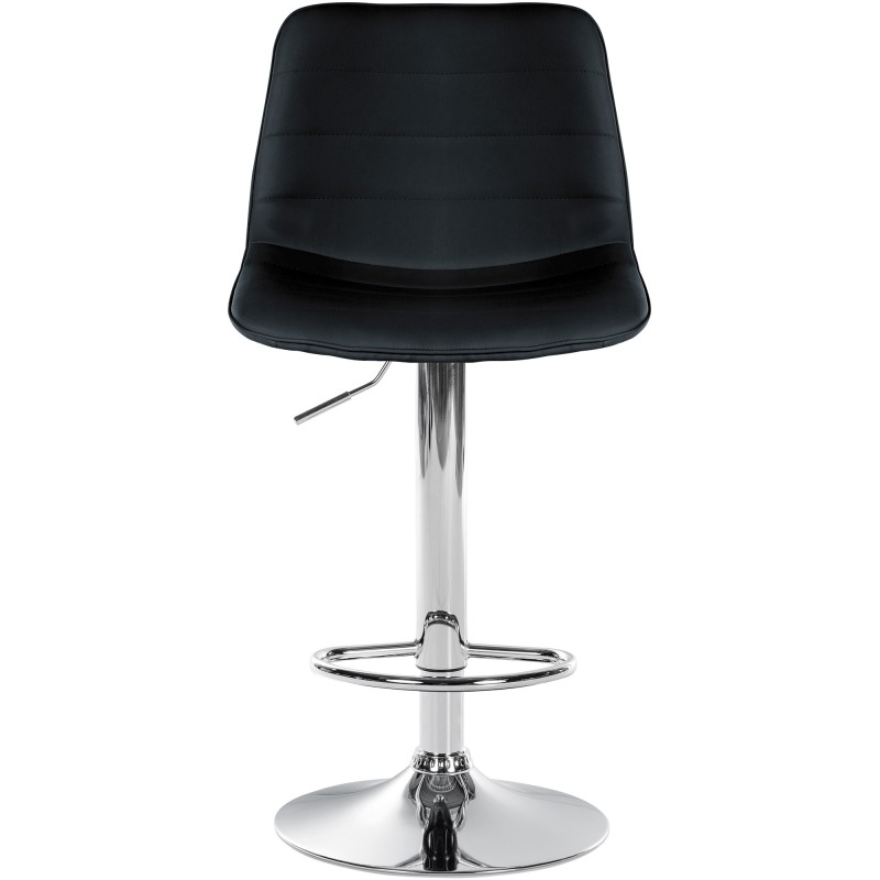 Juego de 2 taburetes de bar Lex en piel sintética C