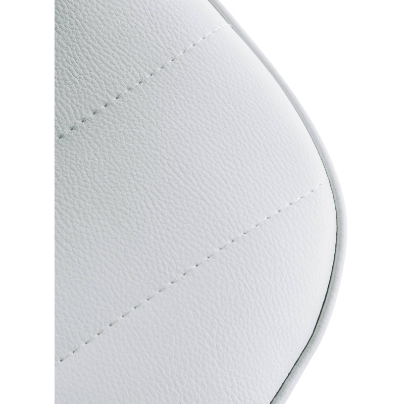 Juego de 2 taburetes de bar Lex en piel sintética C