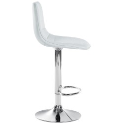 Juego de 2 taburetes de bar Lex en piel sintética C