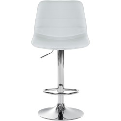 Juego de 2 taburetes de bar Lex en piel sintética C