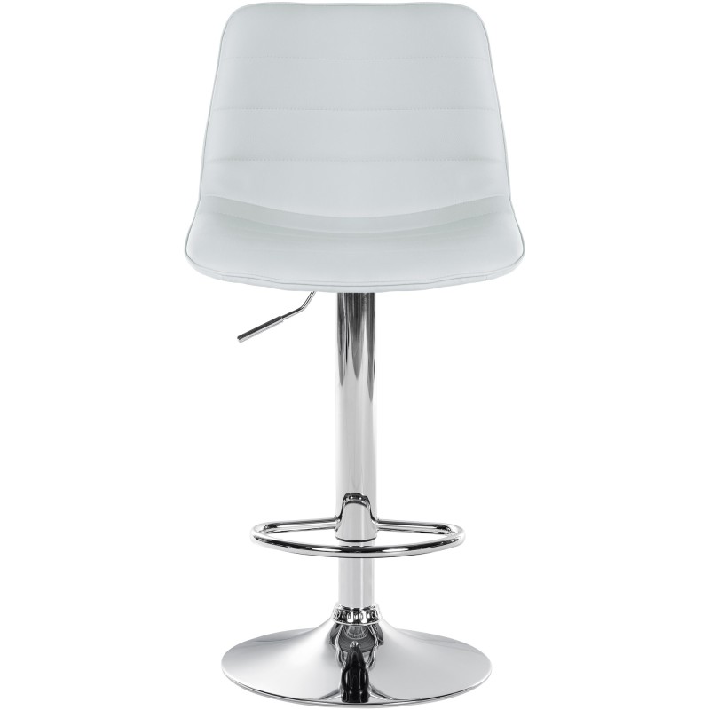 Juego de 2 taburetes de bar Lex en piel sintética C