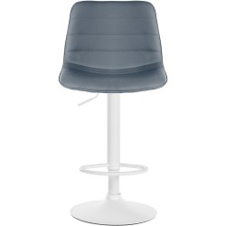 Juego de 2 taburetes de bar Lex en piel sintética W