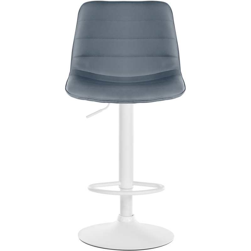 Juego de 2 taburetes de bar Lex en piel sintética W