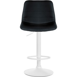 Juego de 2 taburetes de bar Lex en piel sintética W