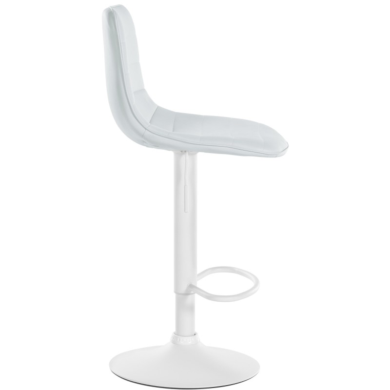 Juego de 2 taburetes de bar Lex en piel sintética W