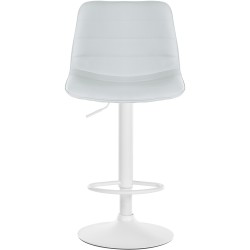 Juego de 2 taburetes de bar Lex en piel sintética W