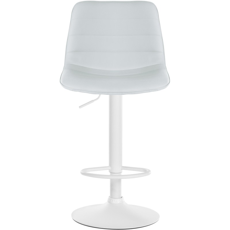 Juego de 2 taburetes de bar Lex en piel sintética W