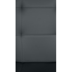 Taburete de bar Elmore, imitación piel, C