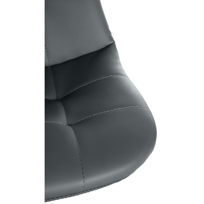 Taburete de bar Elmore, imitación piel, W