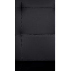 Taburete de bar Elmore, imitación piel, W