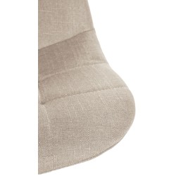 Taburete de bar Elmore, tapizado en tela C