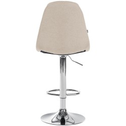Taburete de bar Elmore, tapizado en tela C