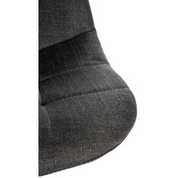 Taburete de bar Elmore, tapizado en tela C