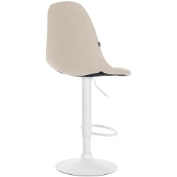 Taburete de bar de tela Elmore W