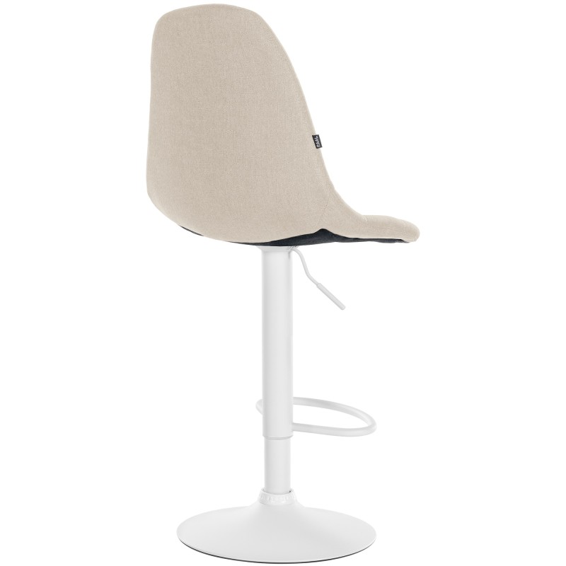 Taburete de bar de tela Elmore W