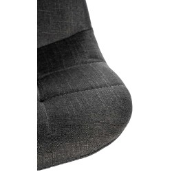 Taburete de bar de tela Elmore W