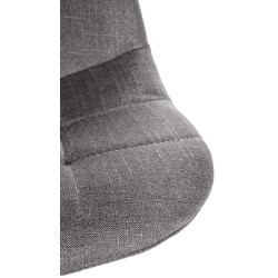 Taburete de bar de tela Elmore W