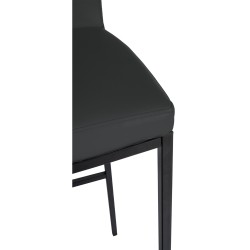 Taburete de bar Freeport, imitación piel, B