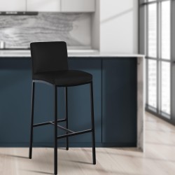 Taburete de bar Freeport, imitación piel, B