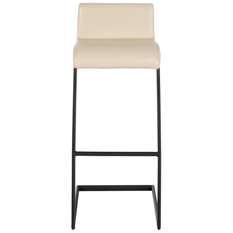 Juego de 2 taburetes de bar Newport B en piel sintética