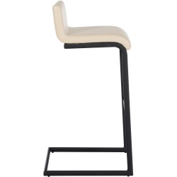 Juego de 2 taburetes de bar Newport B en piel sintética