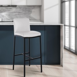Taburete de bar Freeport, imitación piel, B