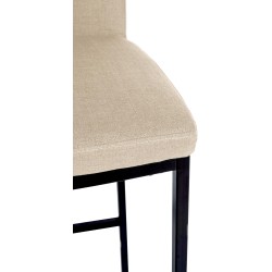 Taburete de bar Freeport, tapizado en tela B