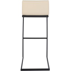 Taburete de bar Newport, piel sintética, B