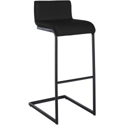 Taburete de bar Newport, piel sintética, B