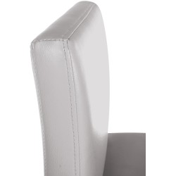 Taburete de bar Newport, piel sintética, B