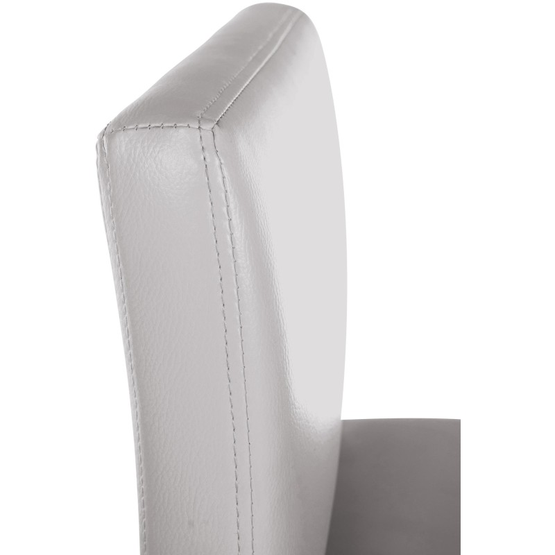 Taburete de bar Newport, piel sintética, B