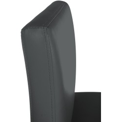 Taburete de bar Newport, piel sintética, B