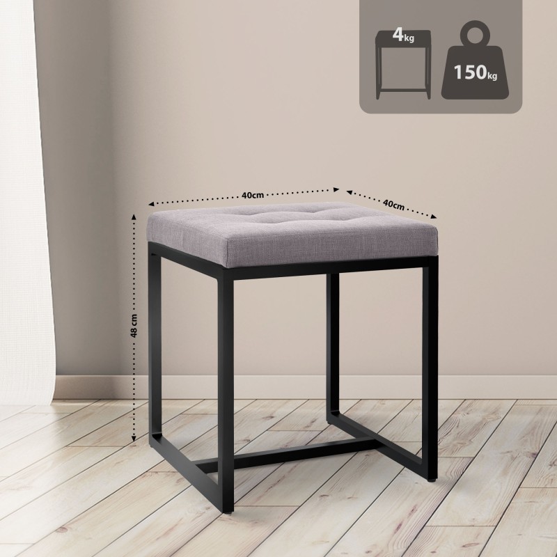 Taburete de tela Barci B