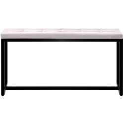 Banco Barci B en imitación de cuero