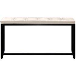 Banco Barci B en imitación de cuero