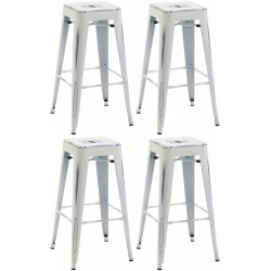Juego de taburetes de bar Joshua de 4 piezas