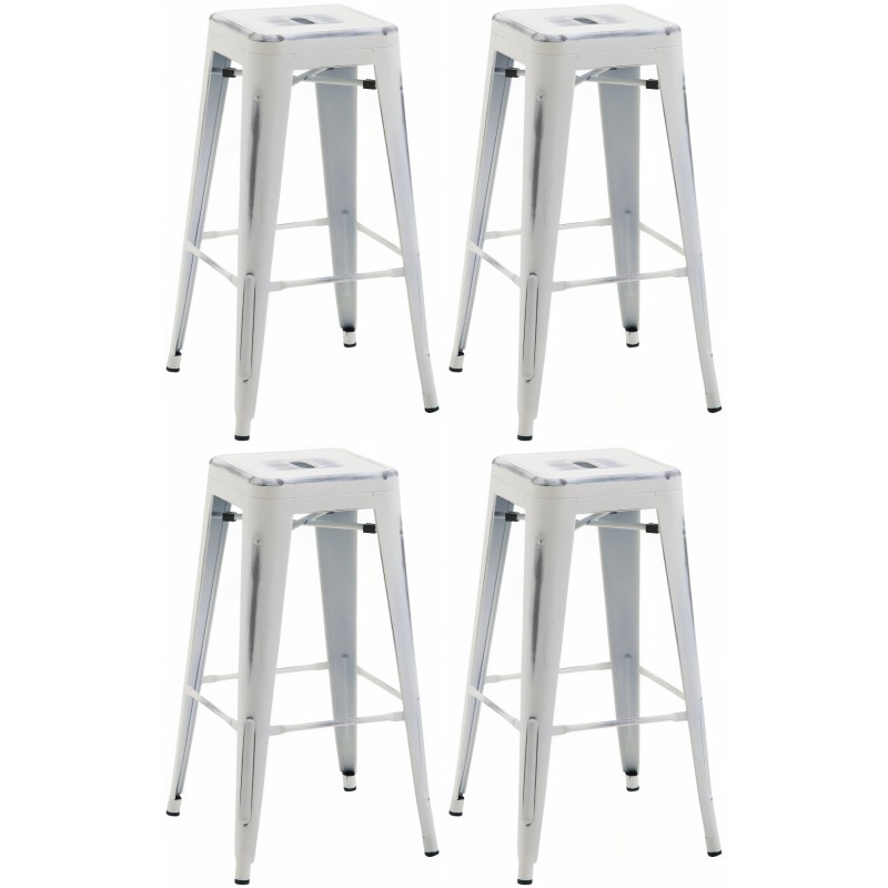 Juego de taburetes de bar Joshua de 4 piezas