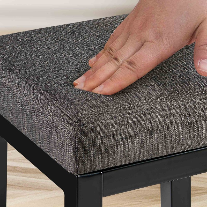 Taburete de bar de tela Taylor B85