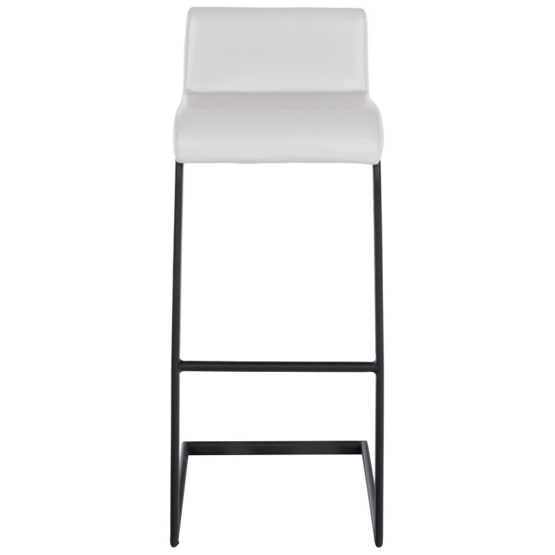 Juego de 2 taburetes de bar Newport B en piel sintética