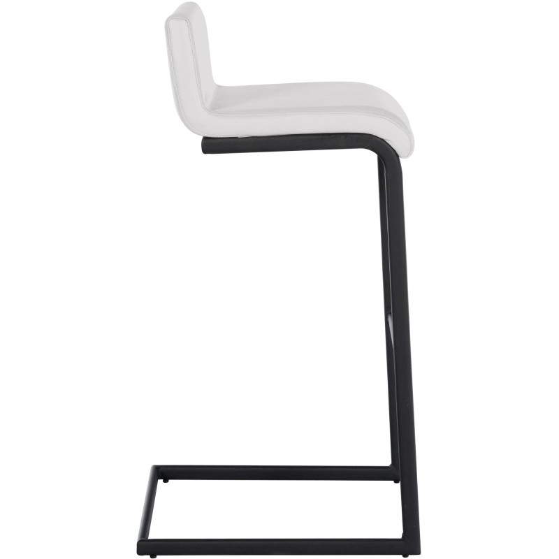 Juego de 2 taburetes de bar Newport B en piel sintética