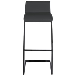 Juego de 2 taburetes de bar Newport B en piel sintética