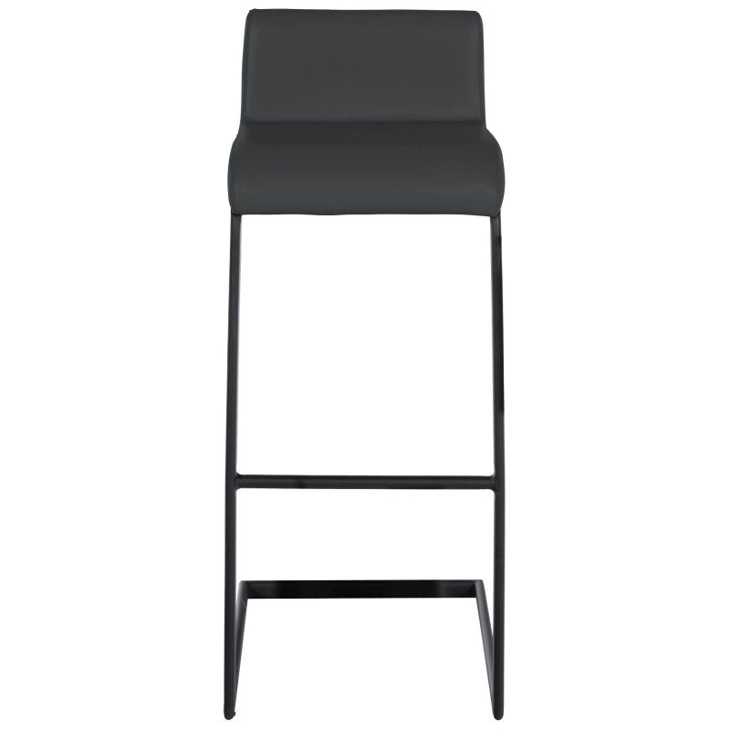 Juego de 2 taburetes de bar Newport B en piel sintética