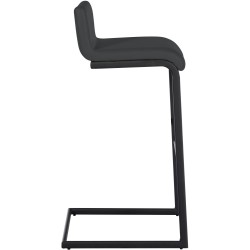 Juego de 2 taburetes de bar Newport B en piel sintética