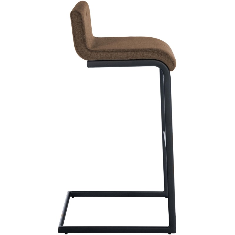 Juego de 2 taburetes de bar Newport B tapizados en tela