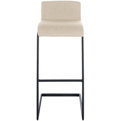 Juego de 2 taburetes de bar Newport B tapizados en tela