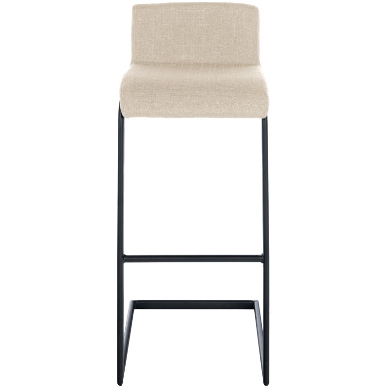 Juego de 2 taburetes de bar Newport B tapizados en tela